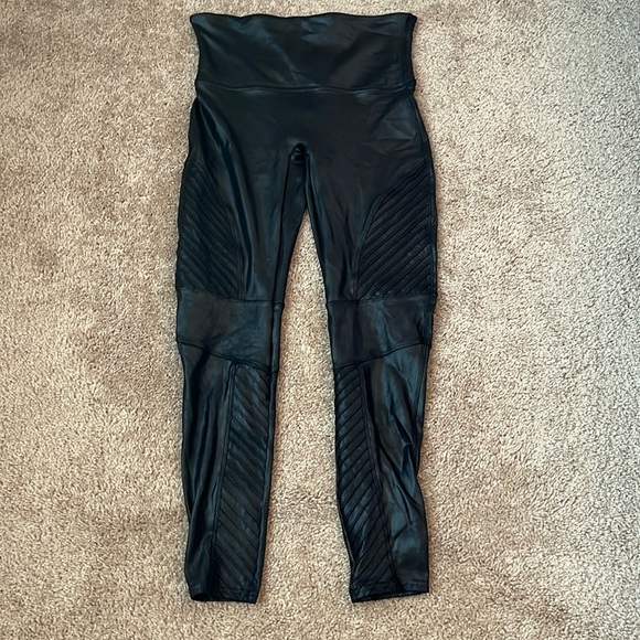 SPANX Pants - Spanx Faux Leather Moto Leggings